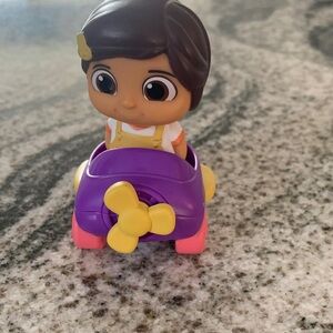 Cocomelon Purple and Yellow Toy Car with Figure